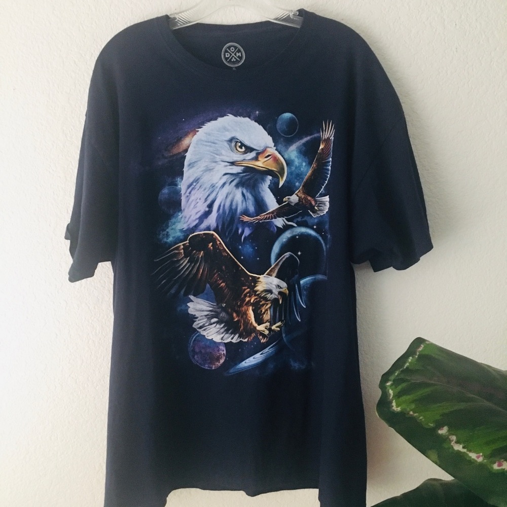 🦅Bald Eagle graphic cotton Tee